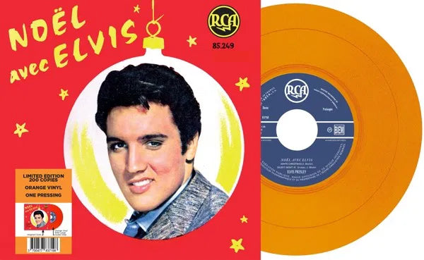 Noel Avec Elvis [Limited Edition Orange Vinyl] 7" Single