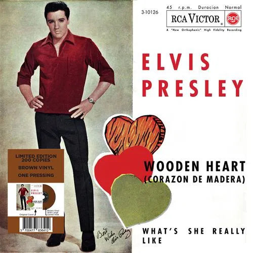 Wooden Heart [Limited Edition Brown Vinyl] 7" Single